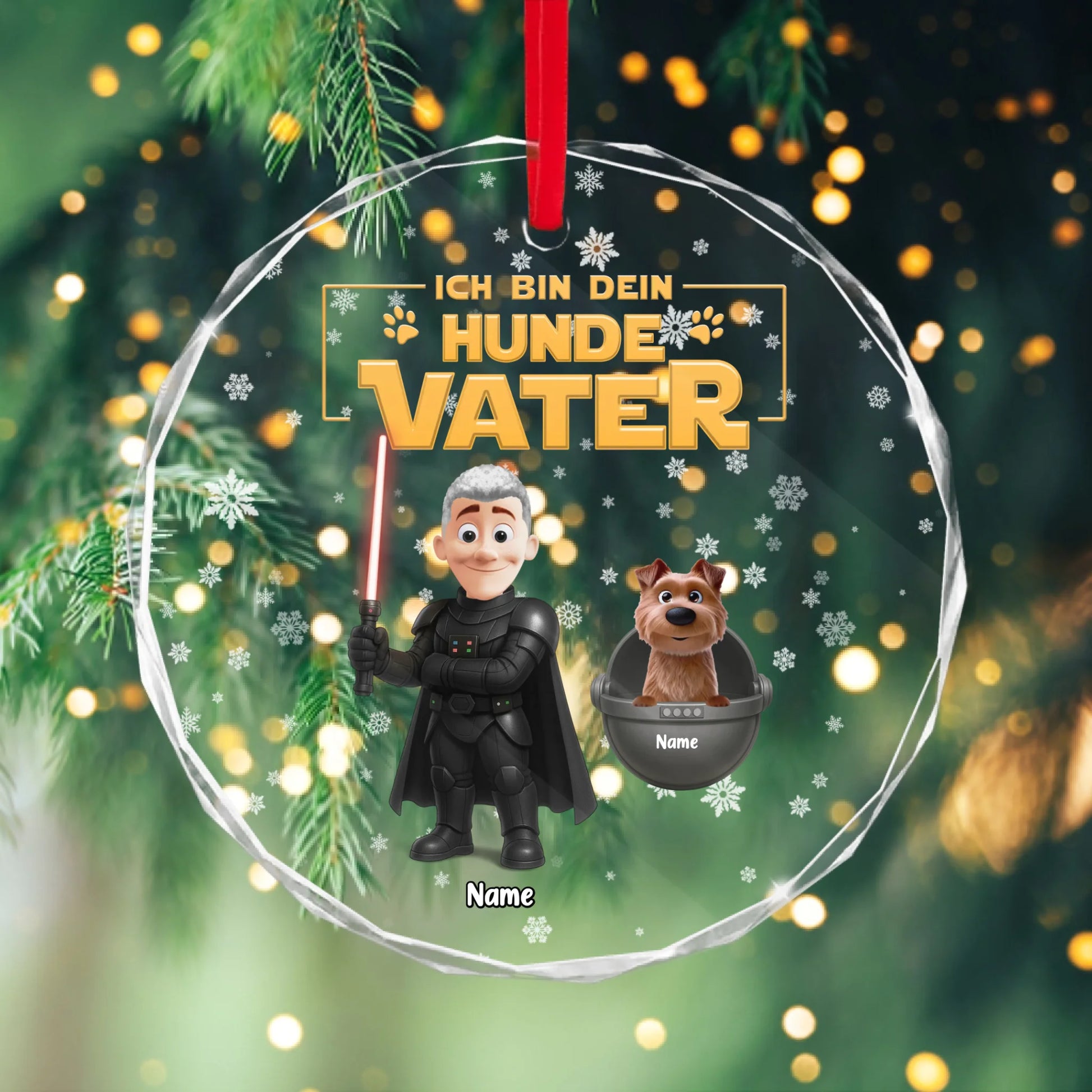 Round Glass Ornament BASE