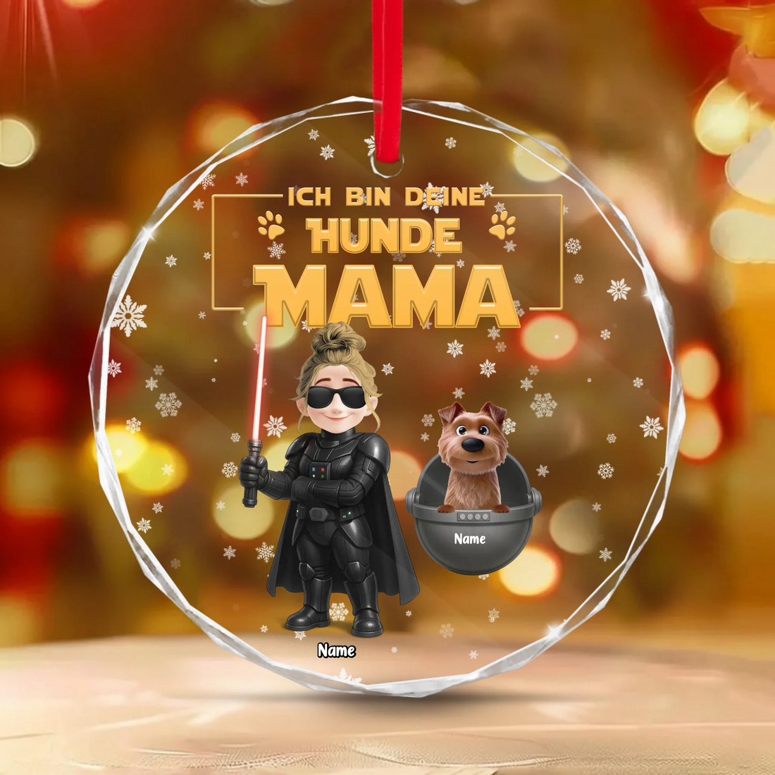 Round Glass Ornament BASE 3