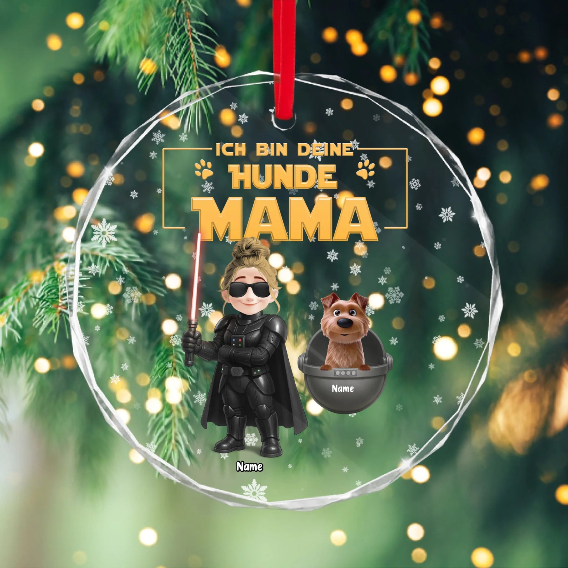 Round Glass Ornament BASE