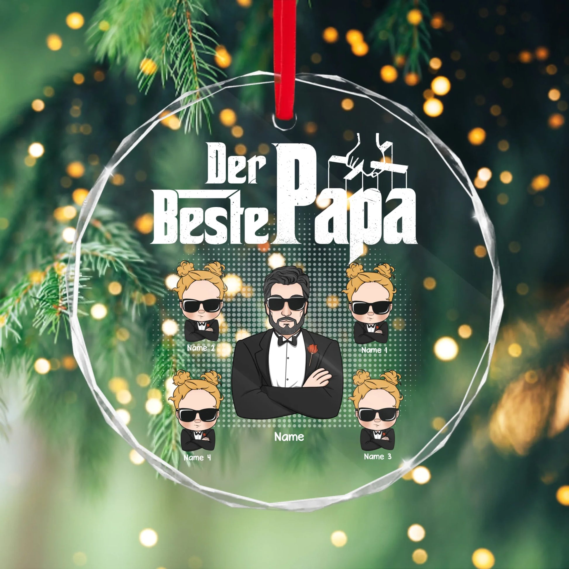 Round Glass Ornament BASE