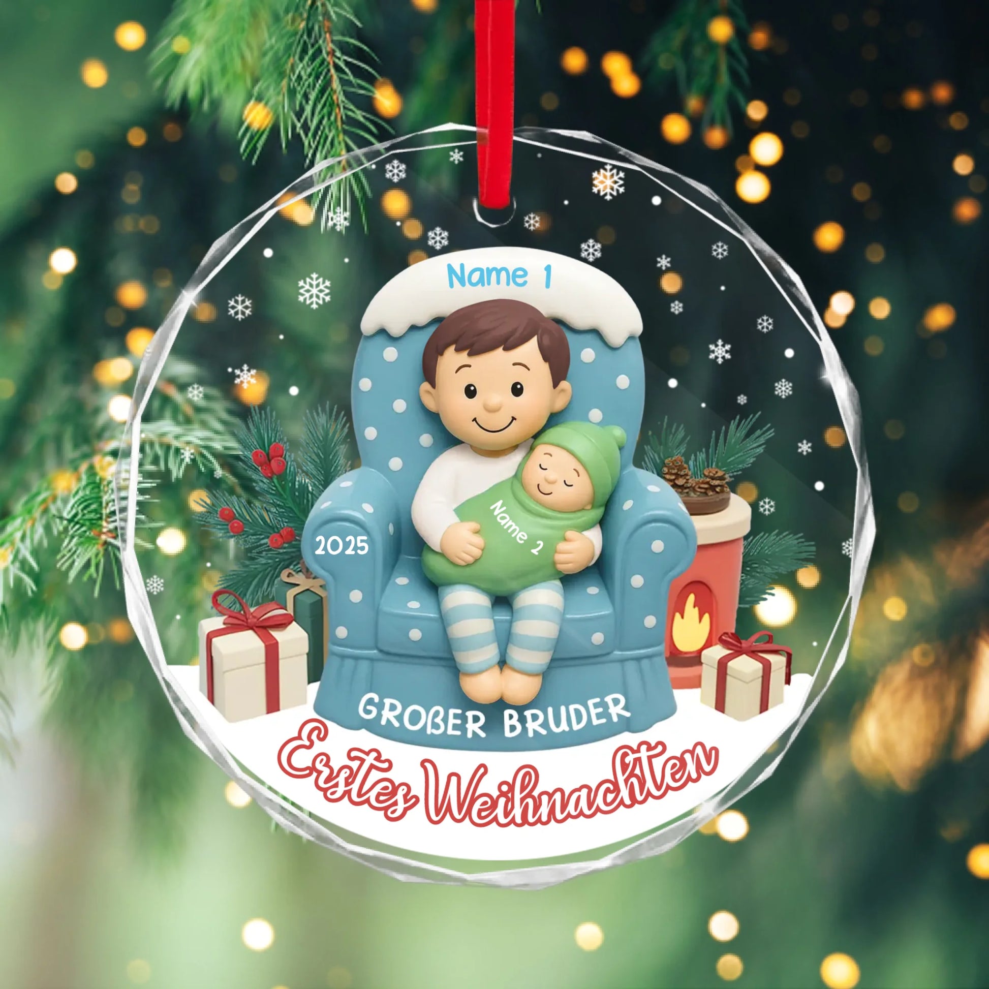 Round Glass Ornament BASE