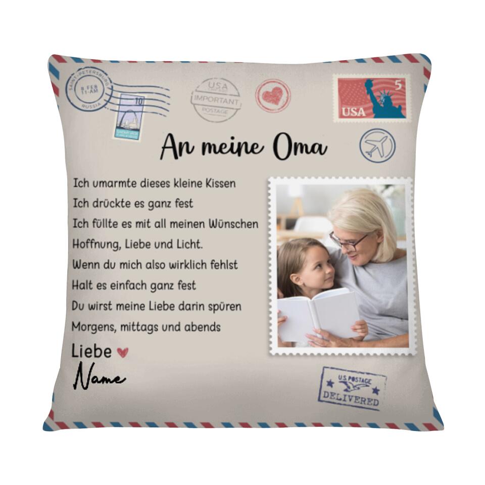 Personalisiertes Kissen für Oma | personalisierte Geschenke für Großmutter | an meine Oma