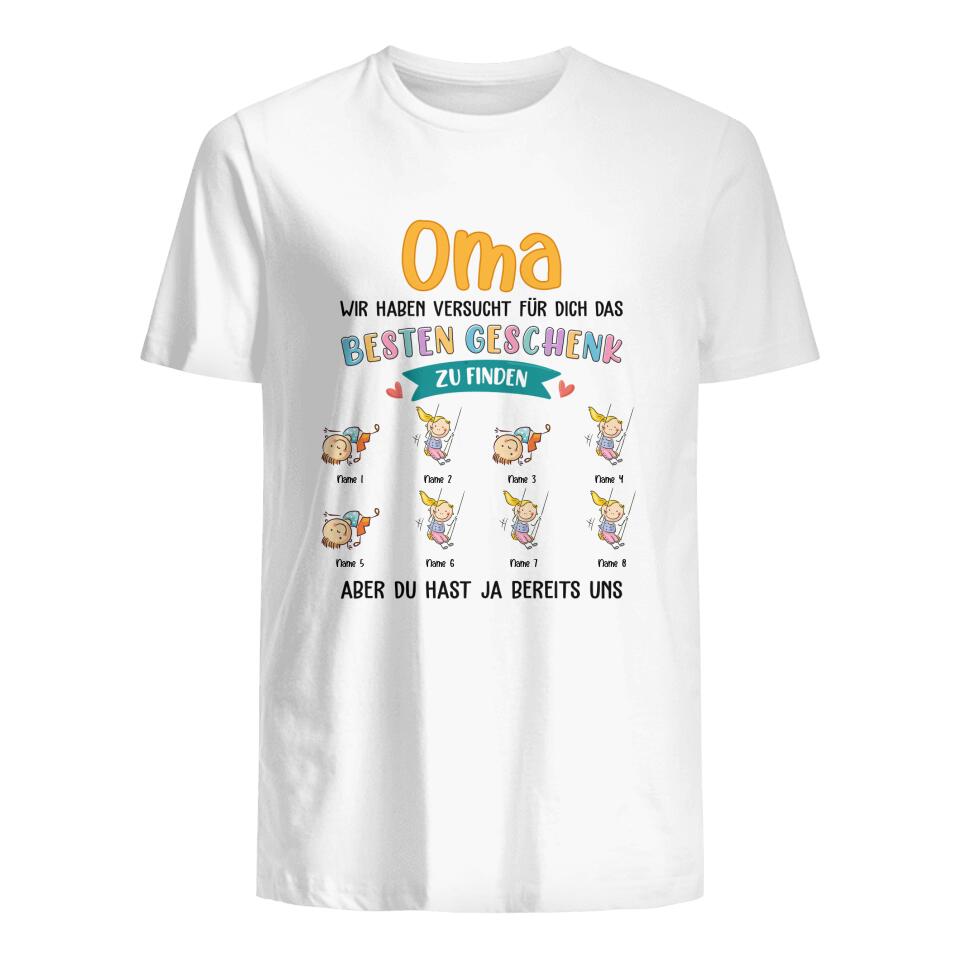 Personalisiertes T-shirt für Oma | personalisierte Geschenke für Oma | Oma besten Geschenk