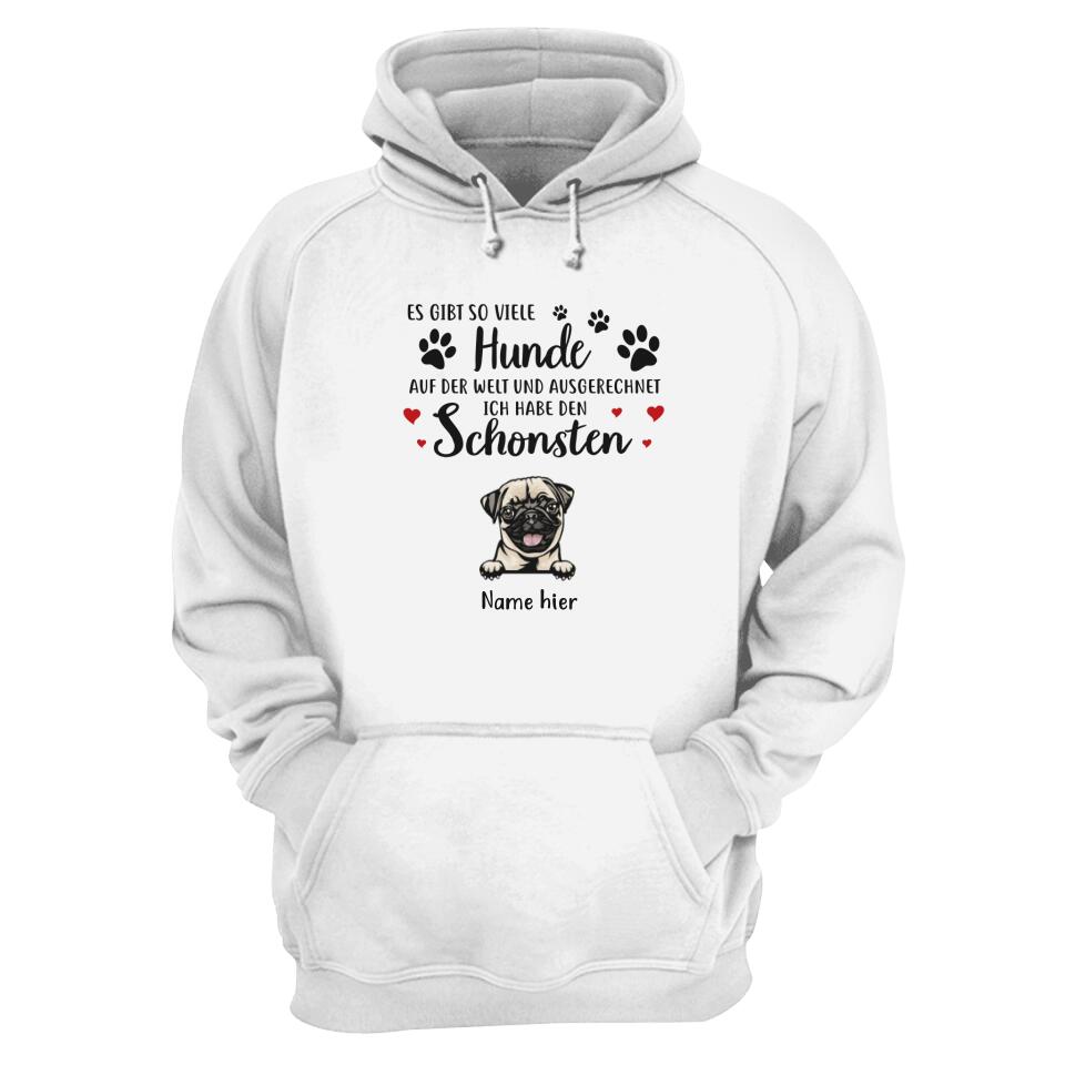 Personalisierter Hoodie für Hundeliebhaber| personalisierte Geschenke für Hundeliebhaber | Es gibt so viele Hunde