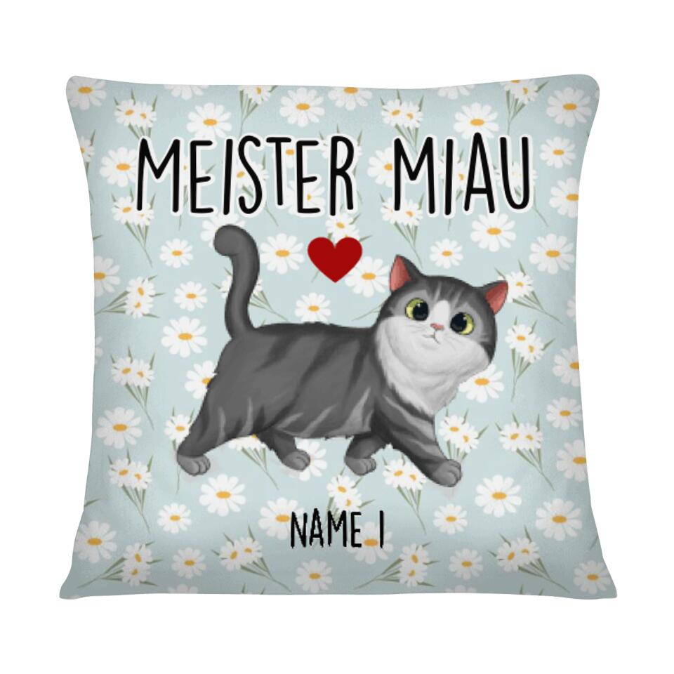 Personalisiertes Kissen für Katzenliebhaber | personalisierte Geschenke für Katzenliebhaber | Kuscheln Katzen