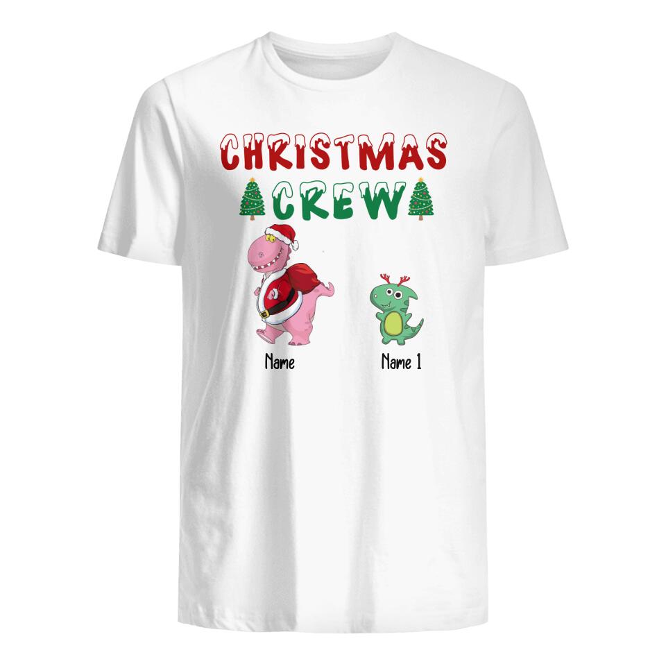 Personalisiertes T-shirt für Papa und Opa | personalisierte Geschenke für Papa und Opa| Christmas Crew