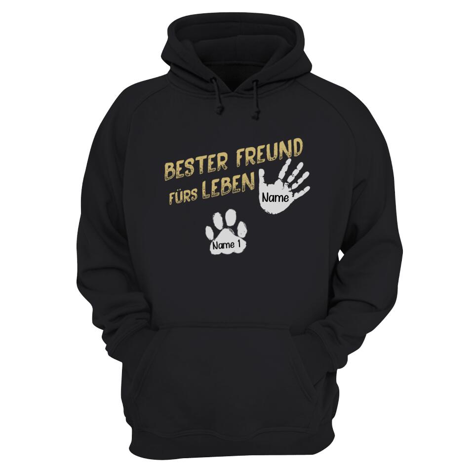 Personalisierter Hoodie für Hundeliebhaber| personalisierte Geschenke für Katzenliebhaber | Bester Freund fürs Leben