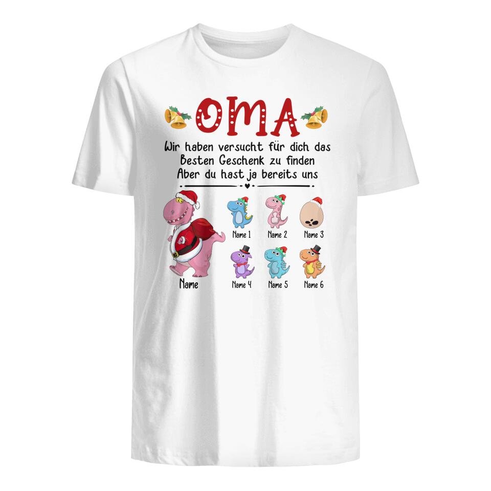 Personalisiertes T-shirt für Oma | personalisierte Geschenke für Oma | Oma Besten Geschenk Zu Finden Aber Du Hast Ja Bereits Uns