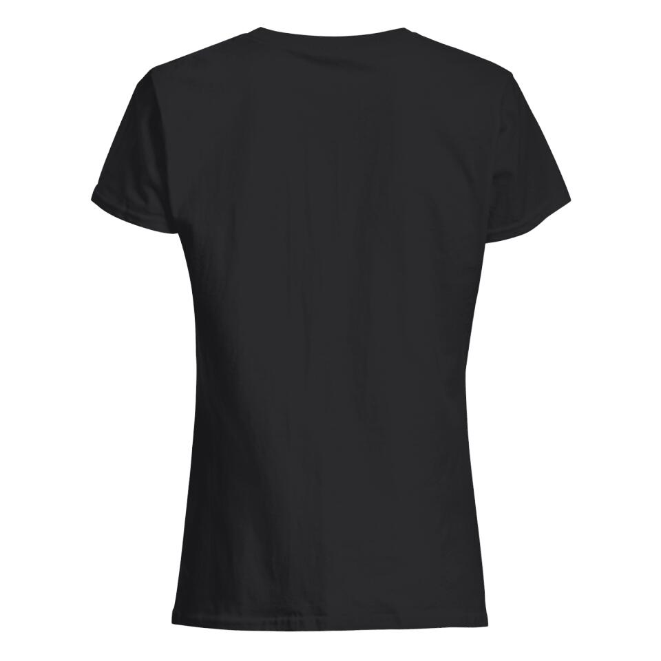 Personalisiertes T-shirt für Mama | personalisierte Geschenke für Mutter | Handmutter und Handkinder verbinden sich schwarzes T-Shirt