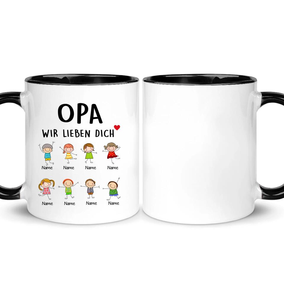 Personalisierte Tasse für Opa | personalisierte Geschenke für Opa | Opa Ich liebe dich