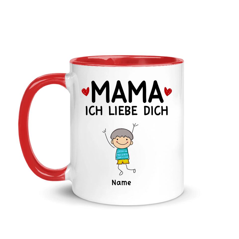 Personalisierte Tasse für Mama | personalisierte Geschenke für Mama | Mama wir lieben dich
