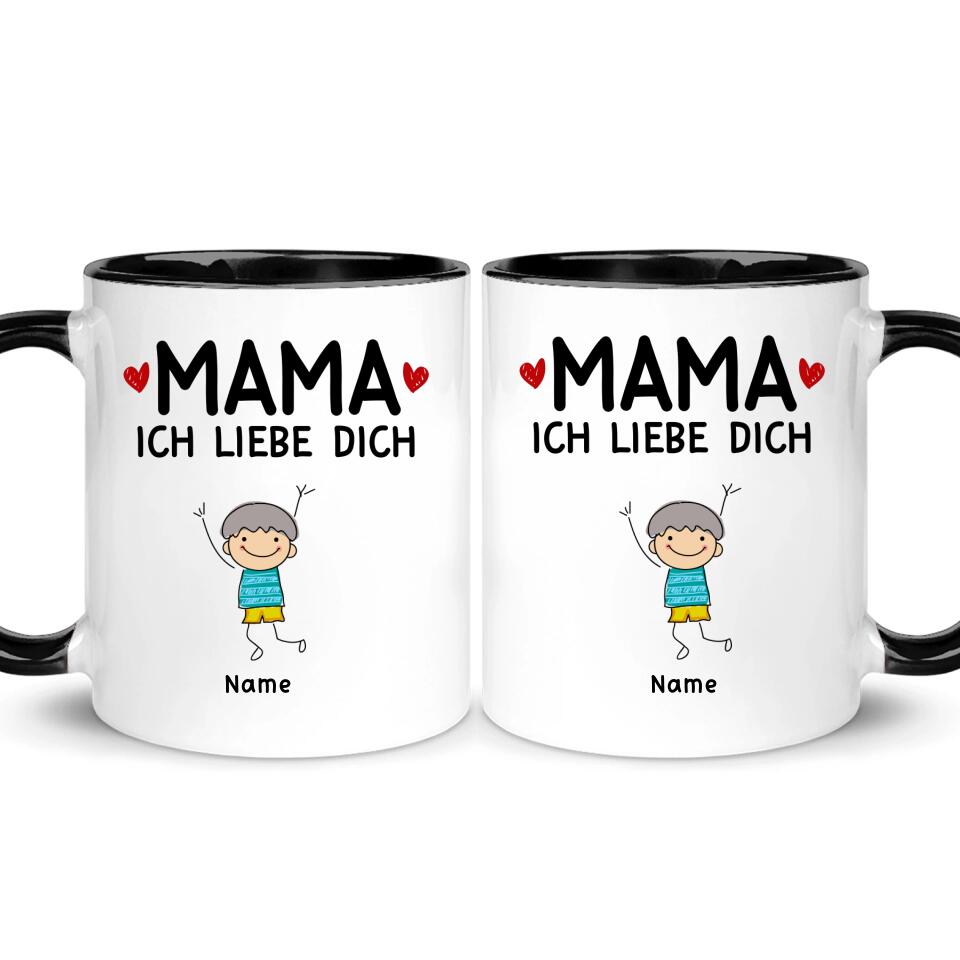 Personalisierte Tasse für Mama | personalisierte Geschenke für Mama | Mama wir lieben dich