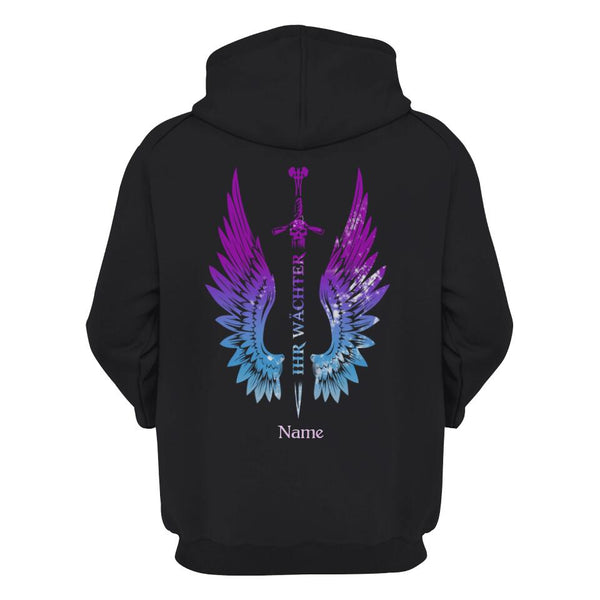 Personalisierter Hoodie für Paare | personalisierte Geschenke für Ihn | Ihr Wächter