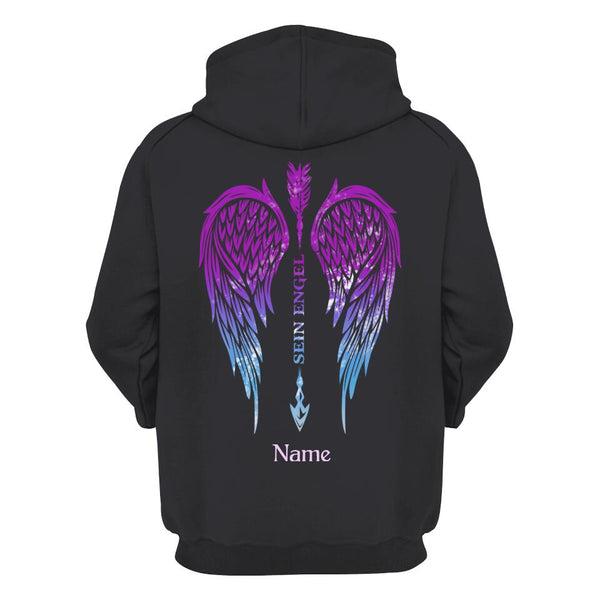 Personalisierter Hoodie für Paare| personalisierte Geschenke für Für Sie Freundin | Sein Engel