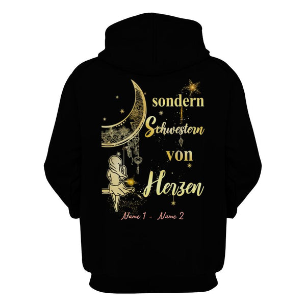 Personalisierter Hoodie für Freund | personalisierte Geschenke für bester Freund |Sondern Schwestern Von Herzen
