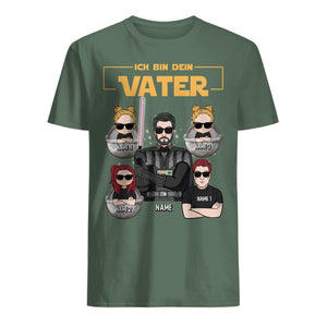 Personalisiertes T-shirt für Papa | personalisierte Geschenke für Vater | Ich bin dein Vater