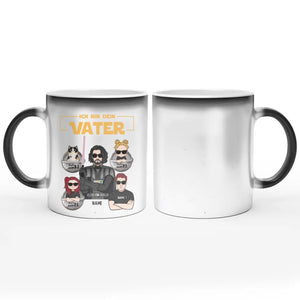 Personalisierte Tasse für Papa | personalisierte Geschenke für Vater | Ich bin dein Vater Kind und Haustier