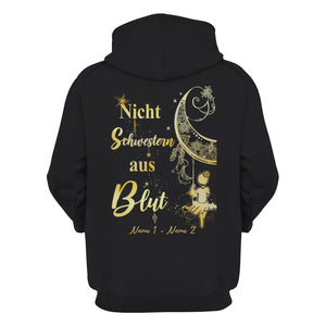 Personalisierter Hoodie für Freund | personalisierte Geschenke für bester Freund |Nicht Schwestern Aus Blut