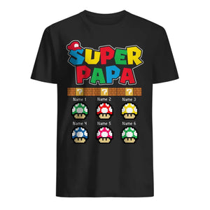 Personalisiertes T-shirt für Papa | Super Papa