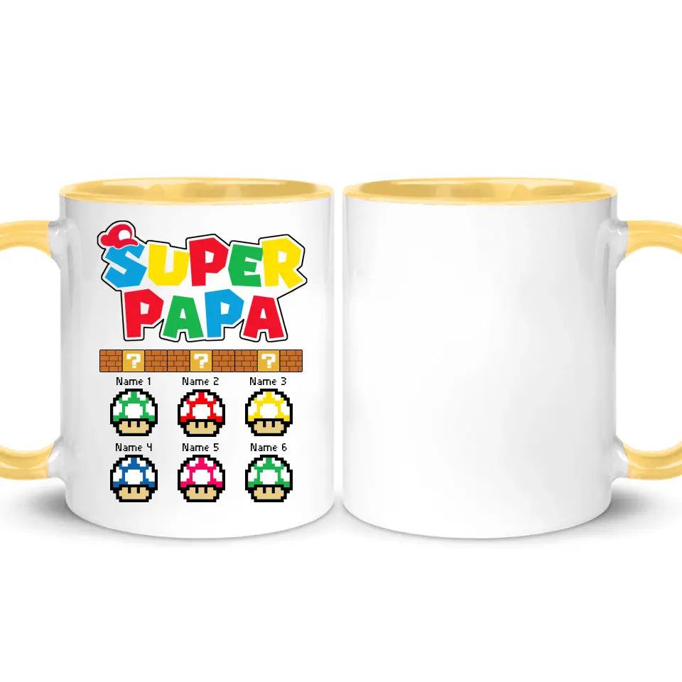 Personalisierte Tasse für Papa | Super Papa