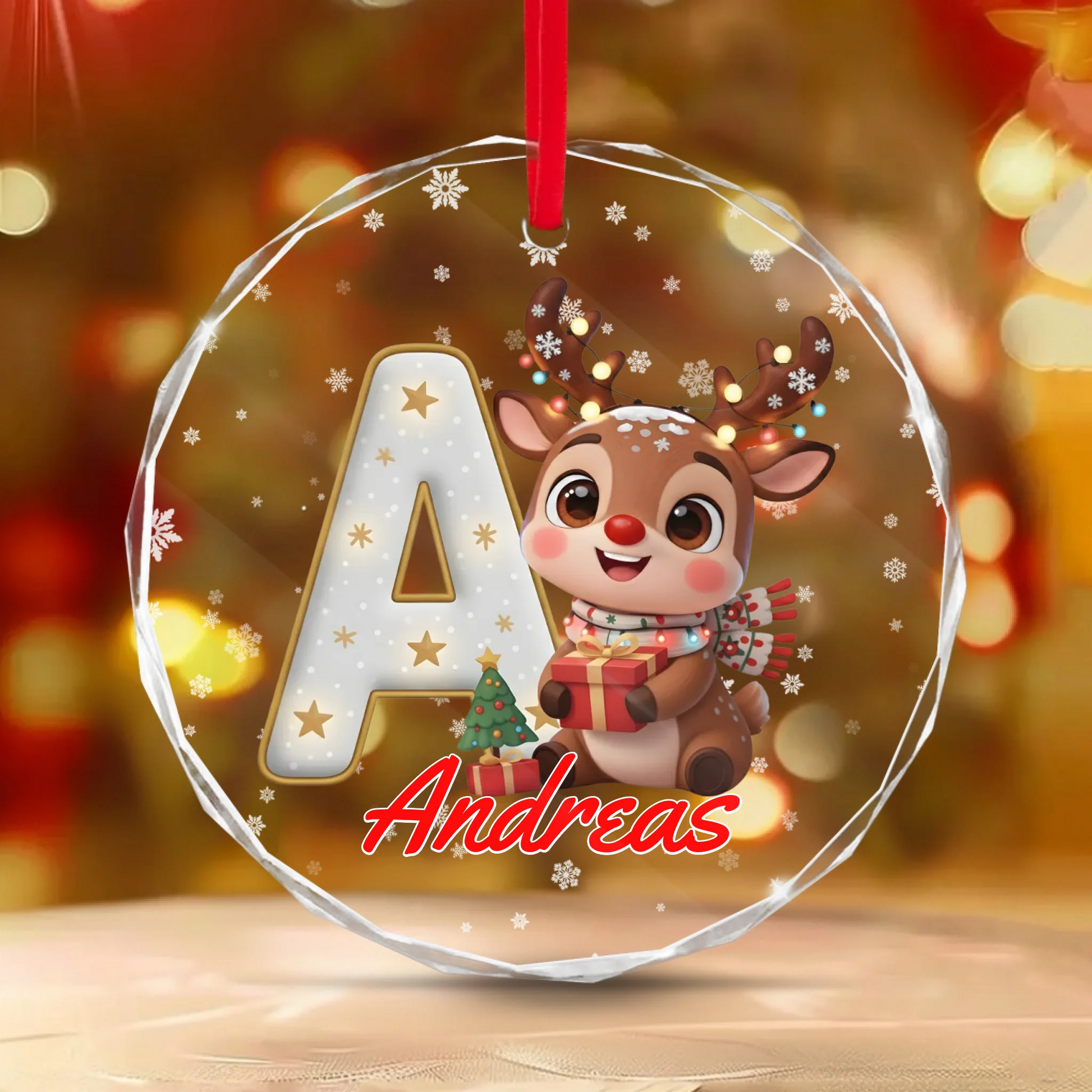 Round Glass Ornament BASE 3