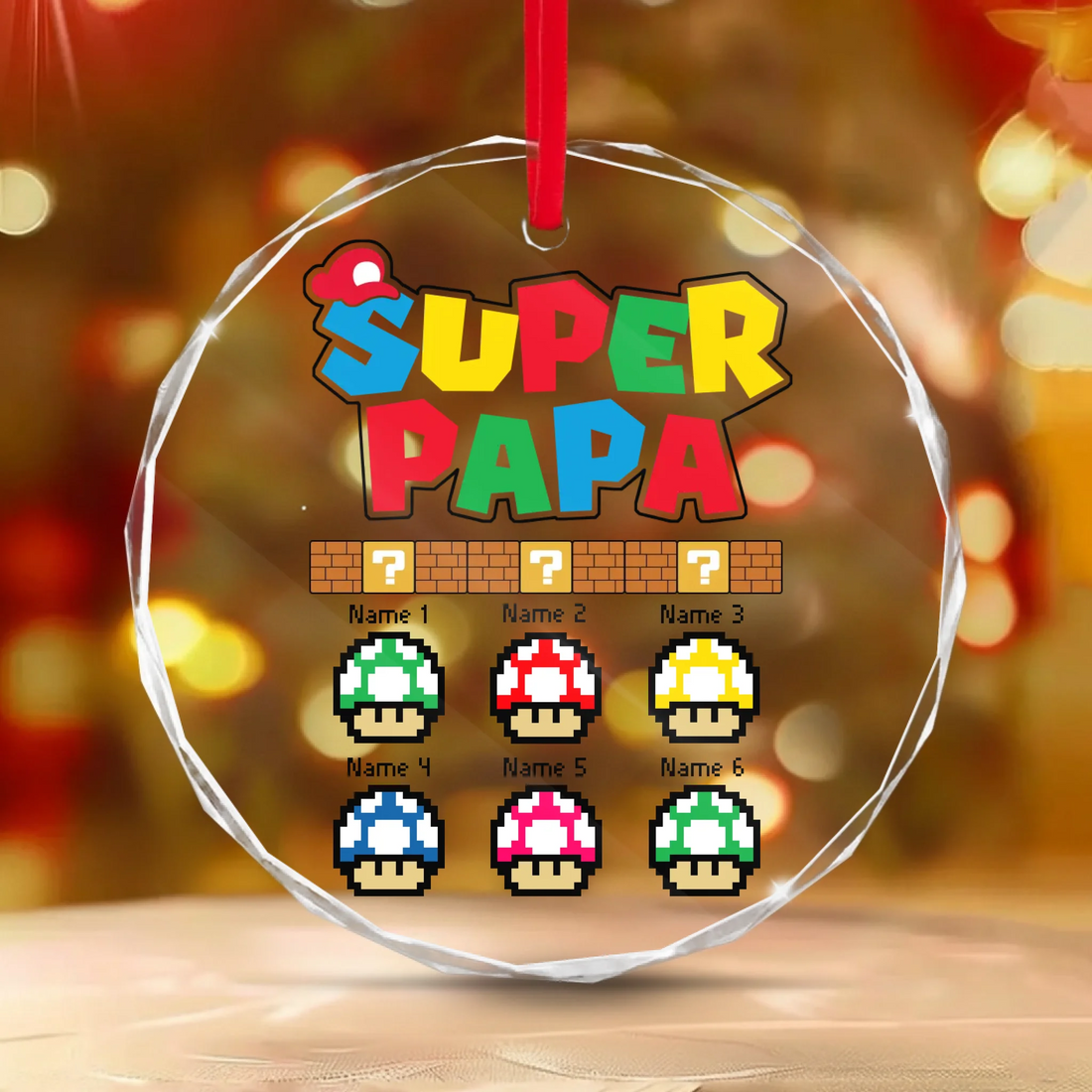 Round Glass Ornament BASE 3