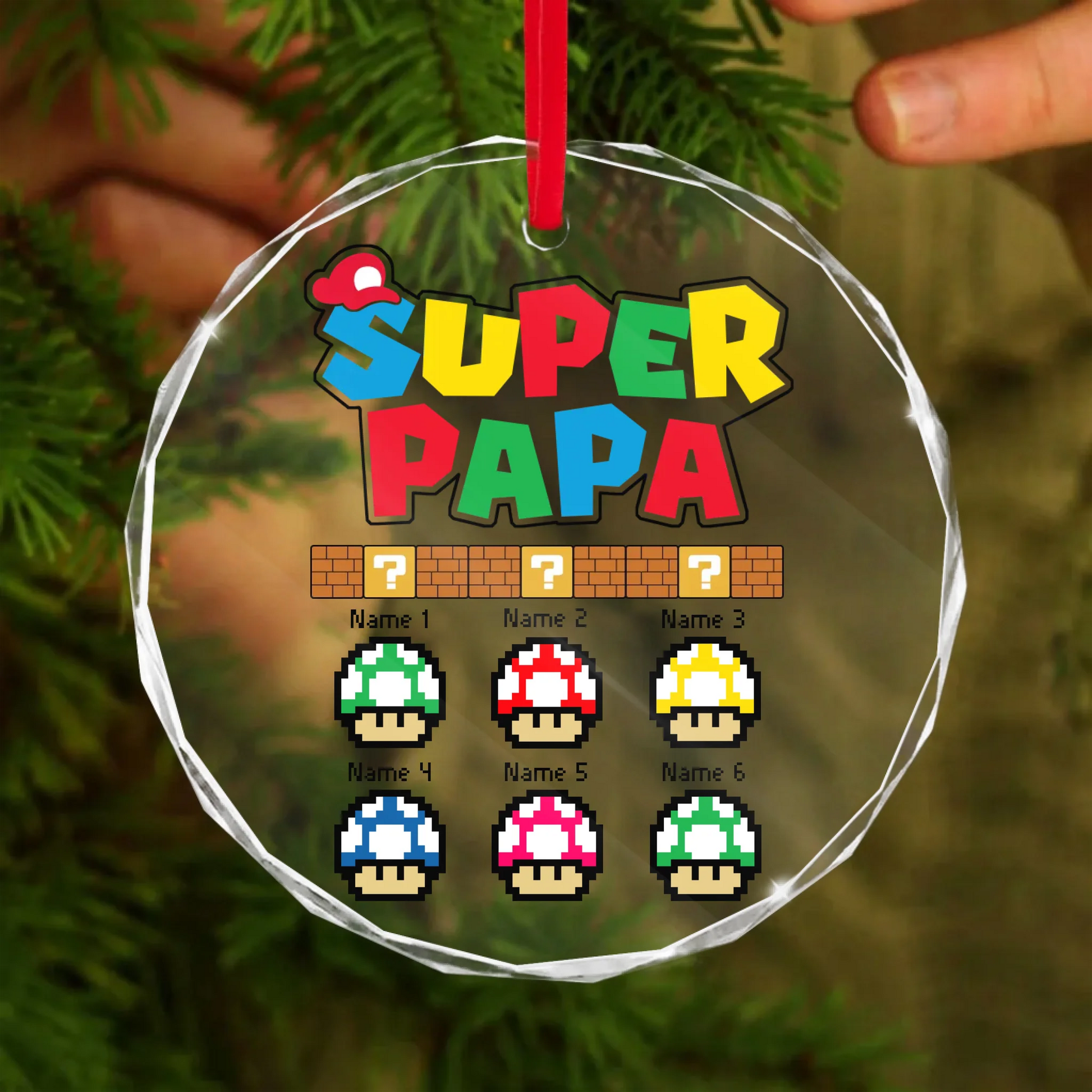 Round Glass Ornament BASE 2