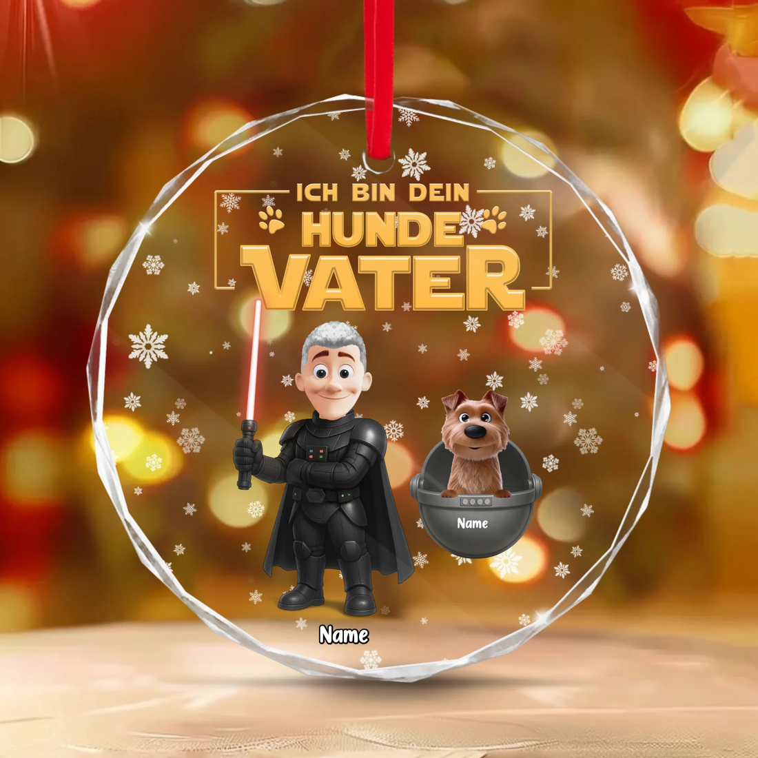 Round Glass Ornament BASE 3