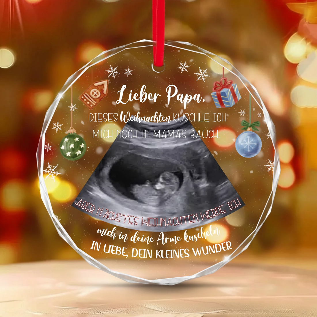 Round Glass Ornament BASE 3