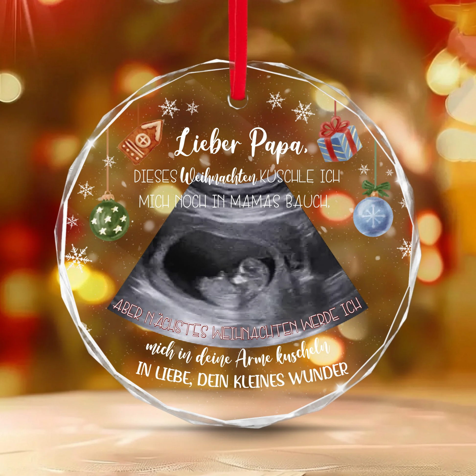 Round Glass Ornament BASE 3