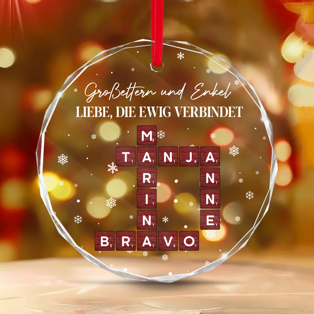 Round Glass Ornament BASE 3