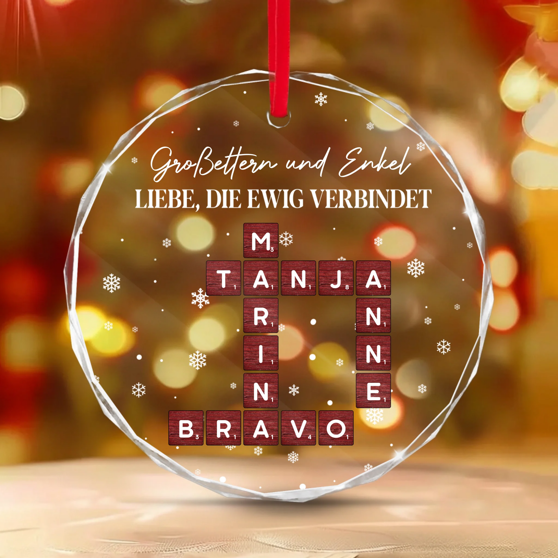 Round Glass Ornament BASE 3