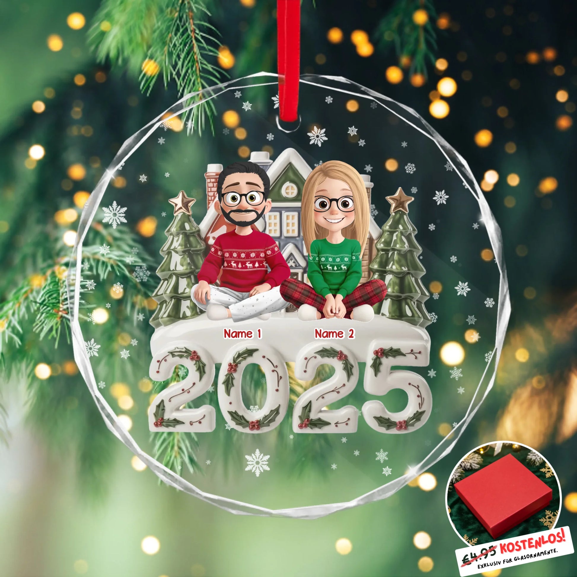 Round Glass Ornament BASE