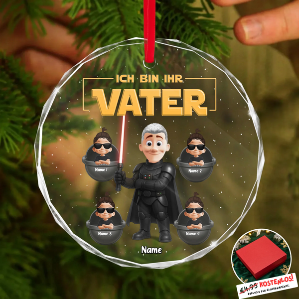 Round Glass Ornament BASE 2