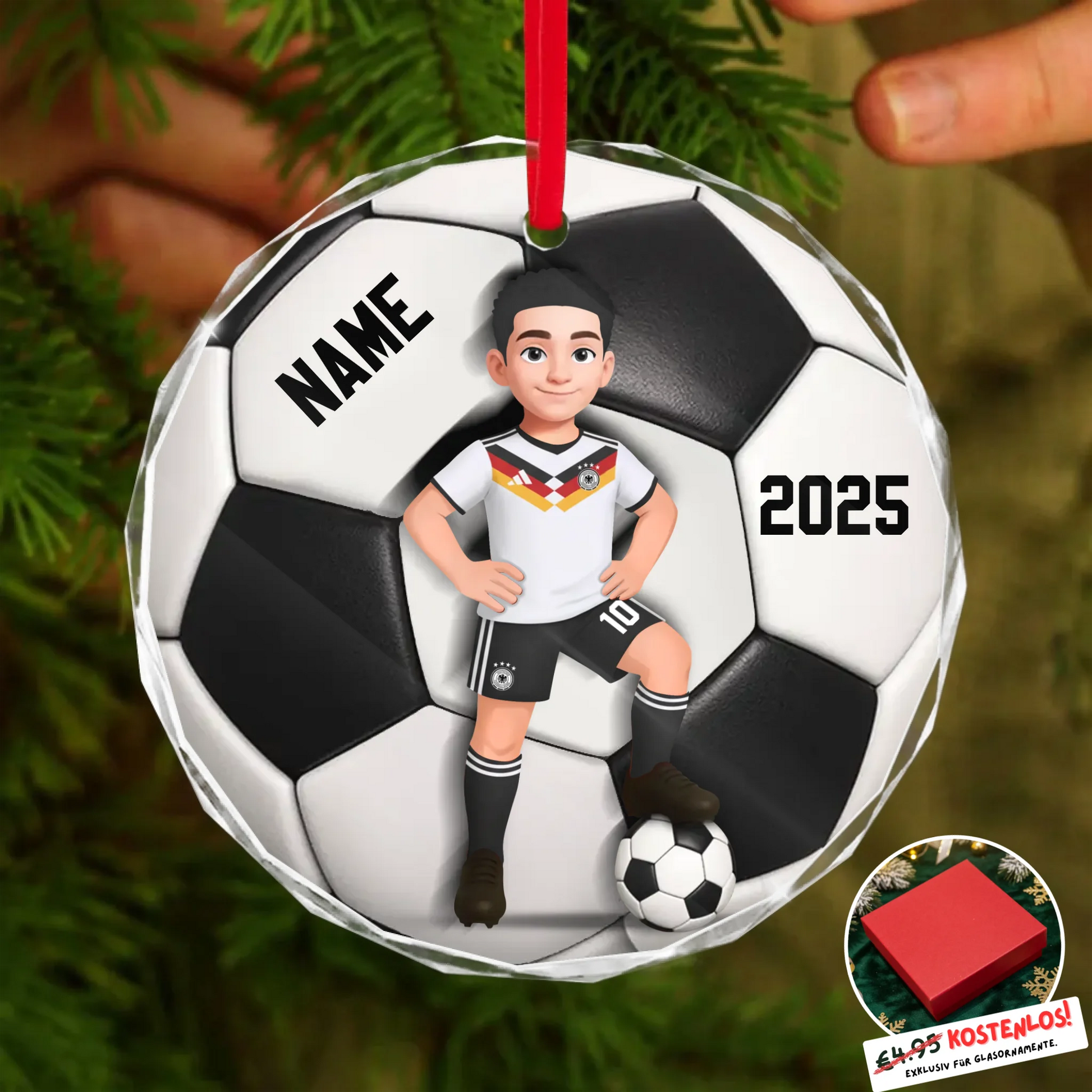 Round Glass Ornament BASE 2