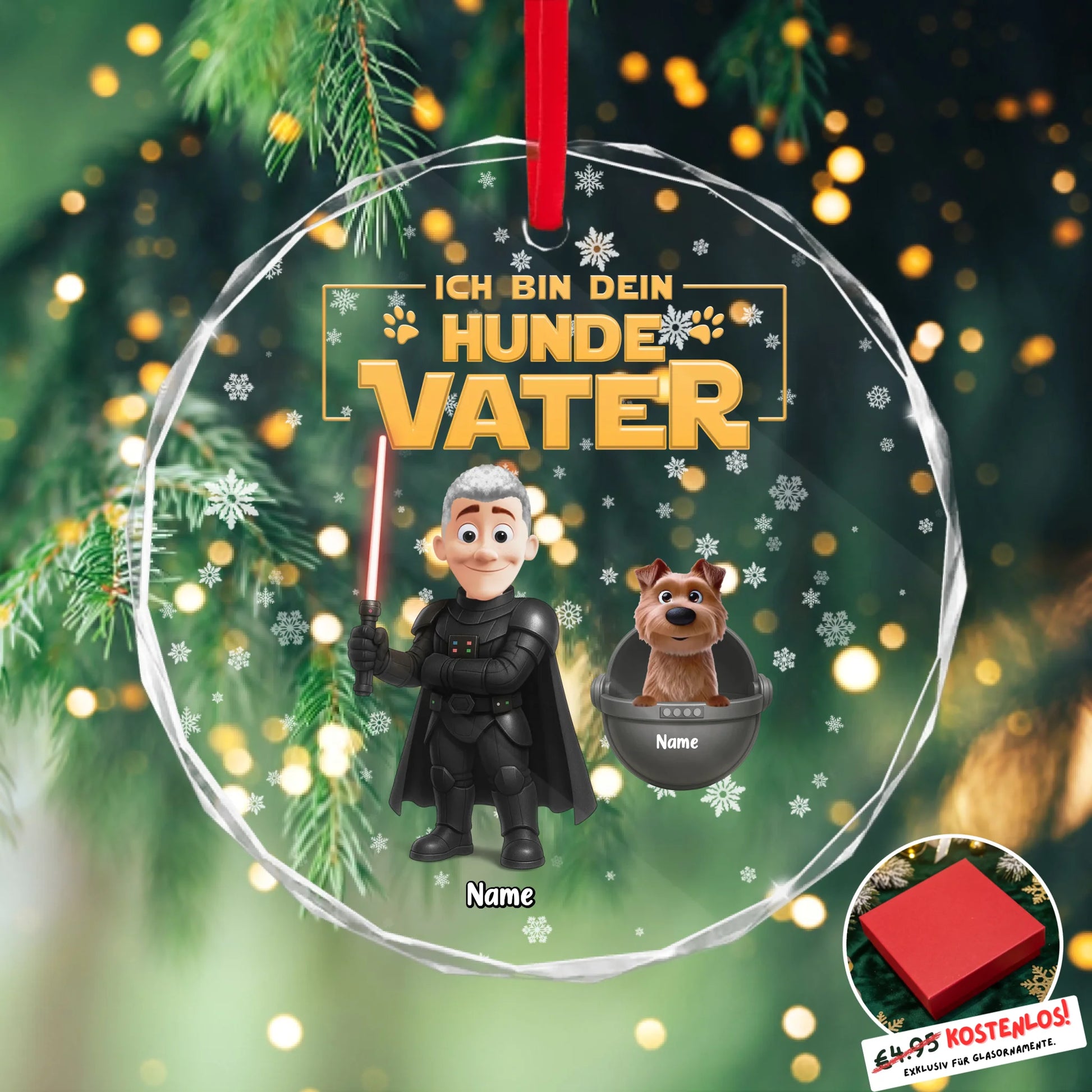 Round Glass Ornament BASE