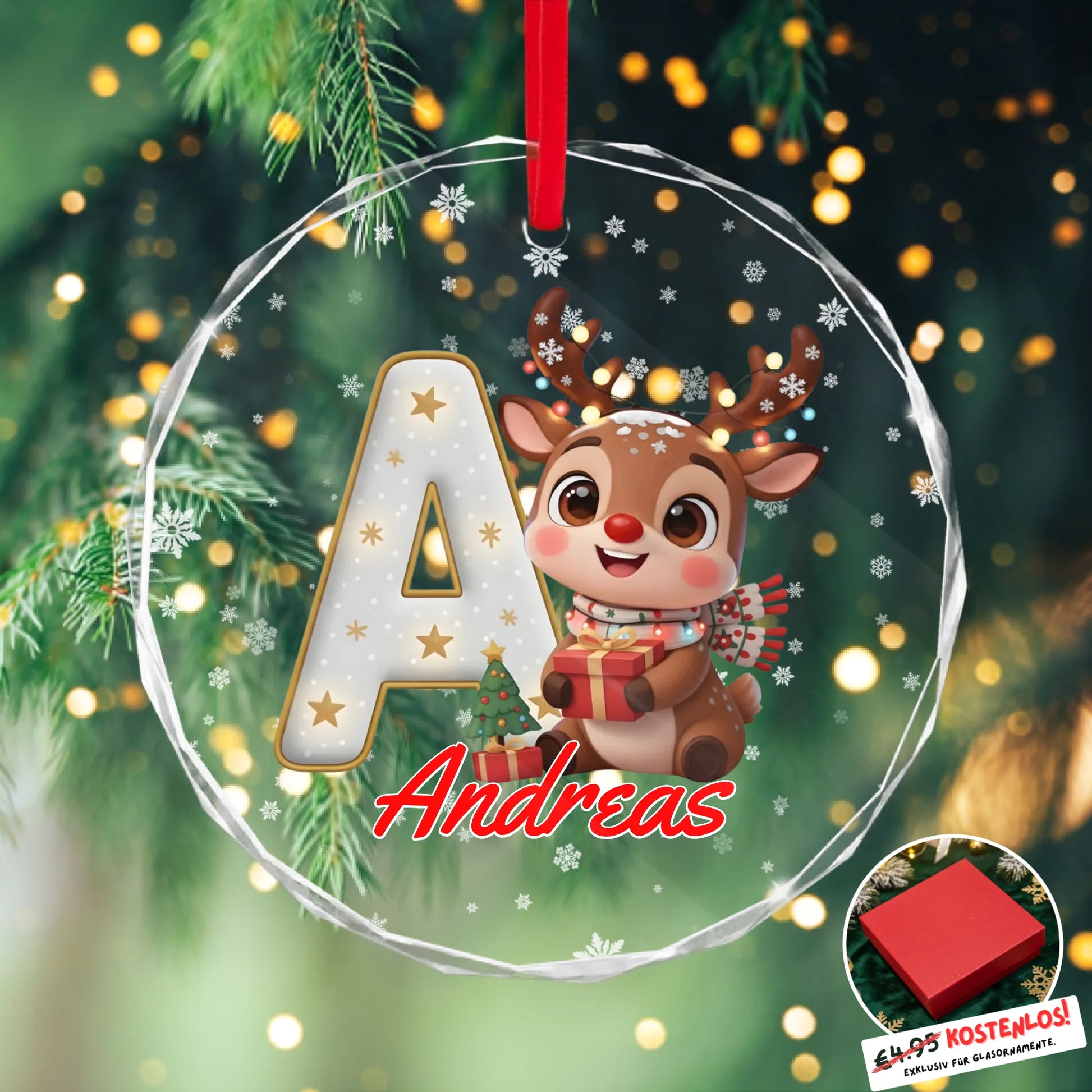 Round Glass Ornament BASE