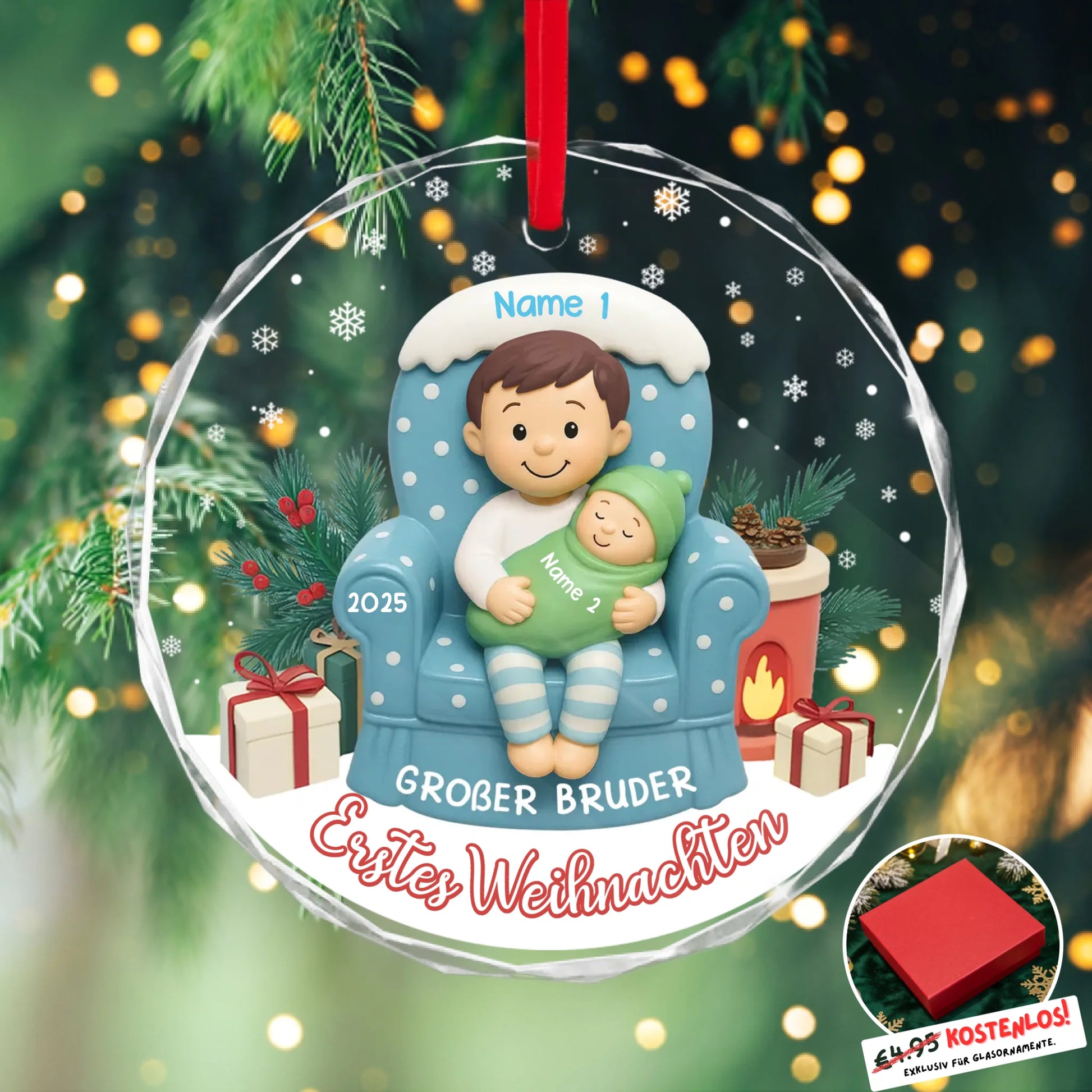 Round Glass Ornament BASE