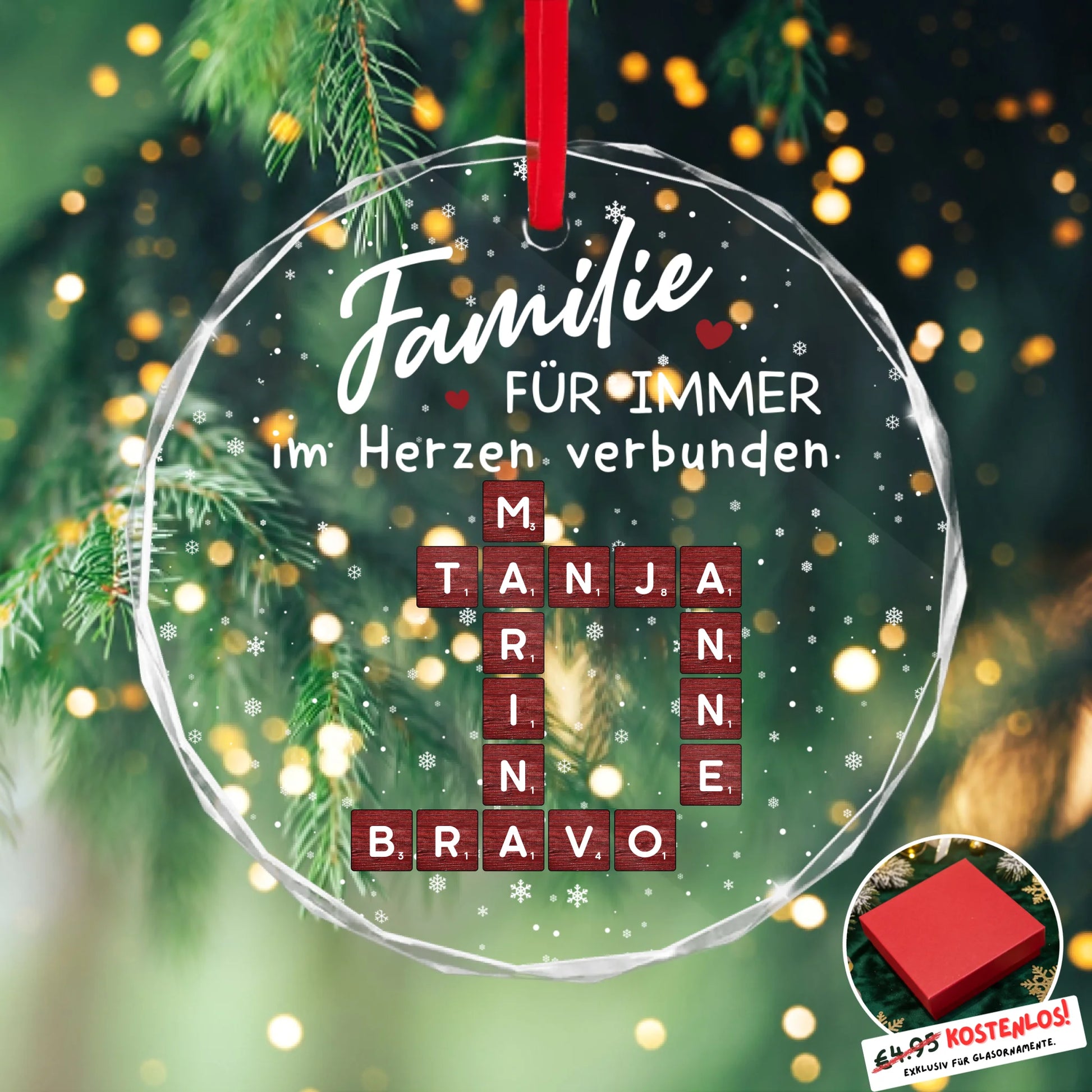 Round Glass Ornament BASE