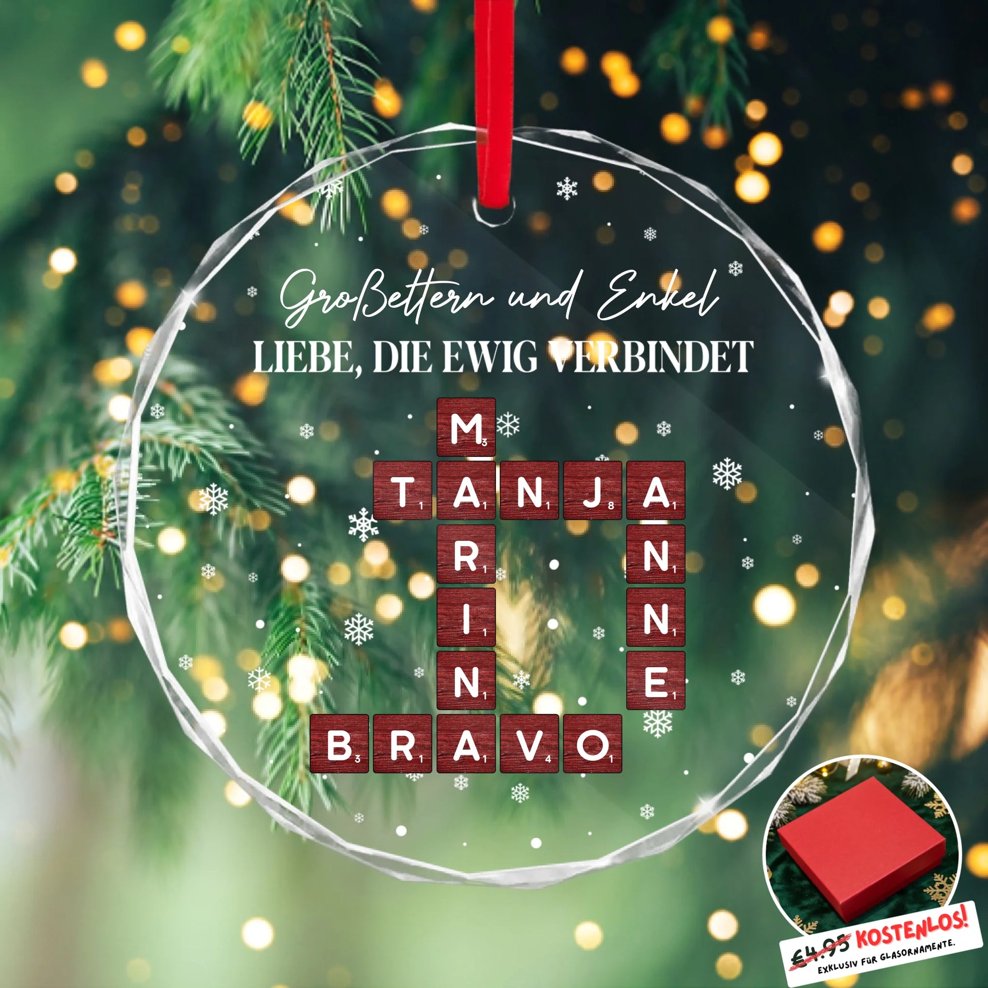 Round Glass Ornament BASE