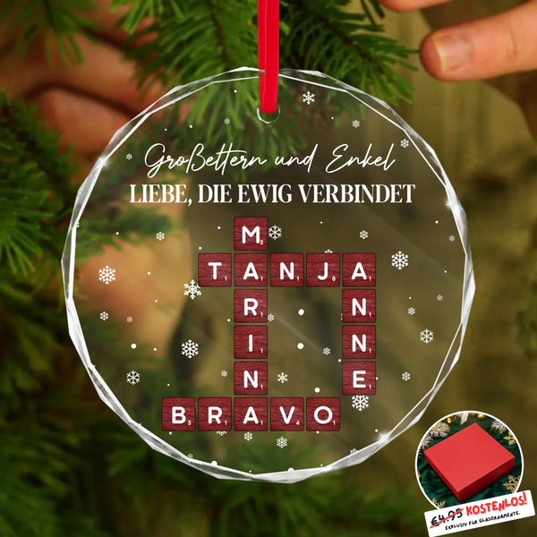 Round Glass Ornament BASE 2