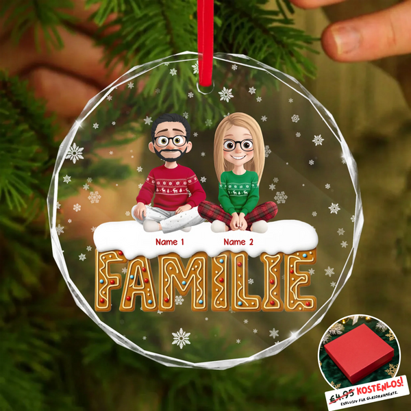 Round Glass Ornament BASE 2