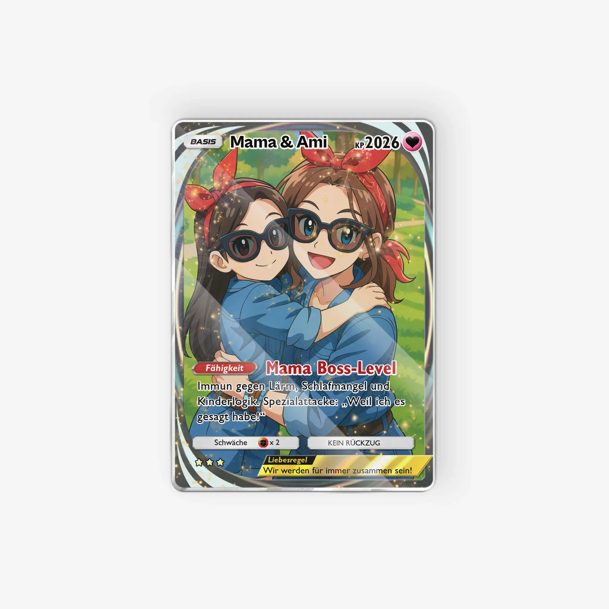 Acrylic card 1