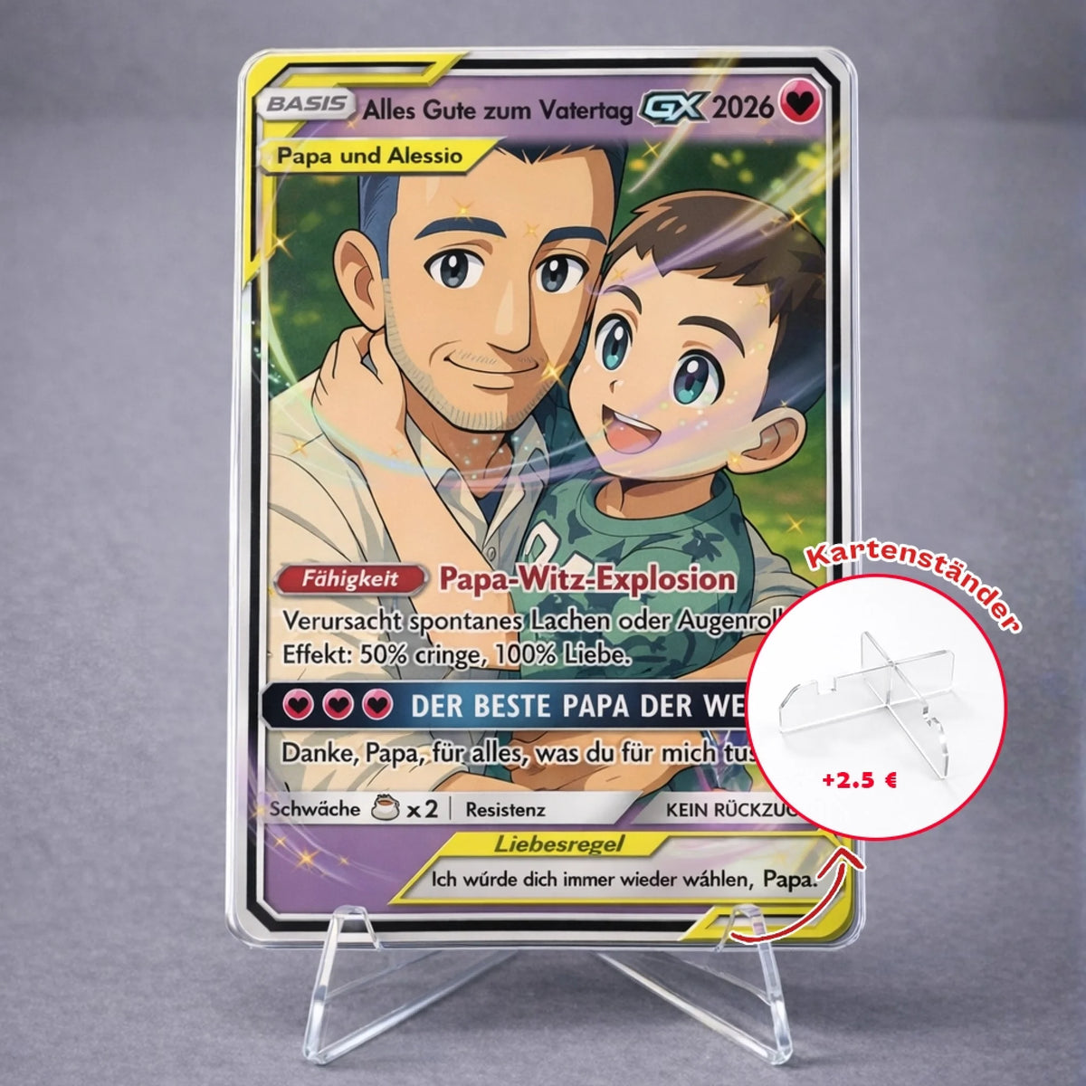 mockup card chân đế