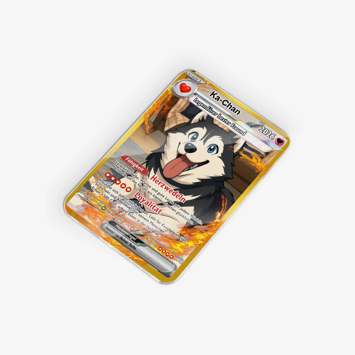 Acrylic card 2