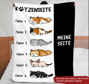 Personalisierte Decke für Katzenliebhaber | personalisierte Geschenke für Katzenliebhaber