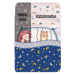 Personalisierte Decke für Katzenliebhaber | personalisierte Geschenke für Katzenliebhaber | Katzenseite Meine Seite