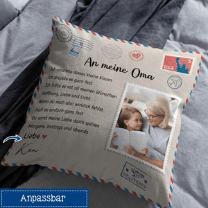 Personalisiertes Kissen für Oma | personalisierte Geschenke für Großmutter | an meine Oma