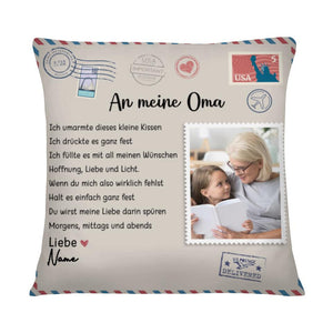 Personalisiertes Kissen für Oma | personalisierte Geschenke für Großmutter | an meine Oma