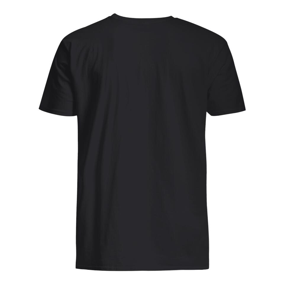 Von Hand zu Hand, Personalisierbar dunkles T-Shirt Für Papa